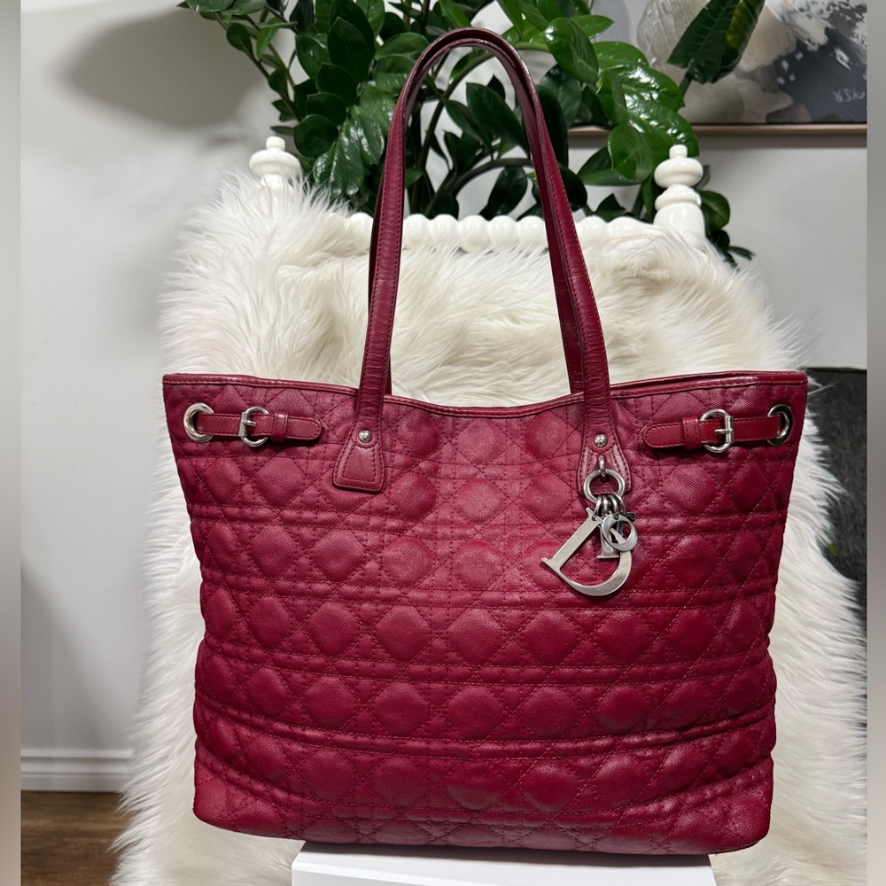 Authentic Christian Dior Cannage Panarea Tote